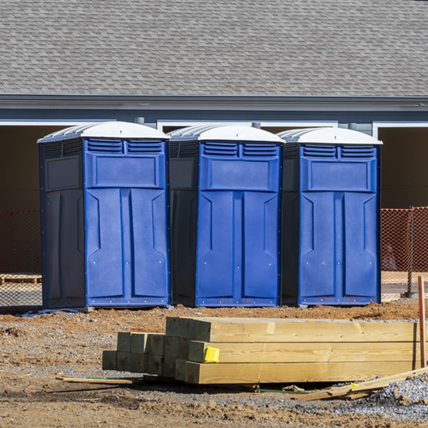 are there different sizes of portable restrooms available for rent in Layland WV